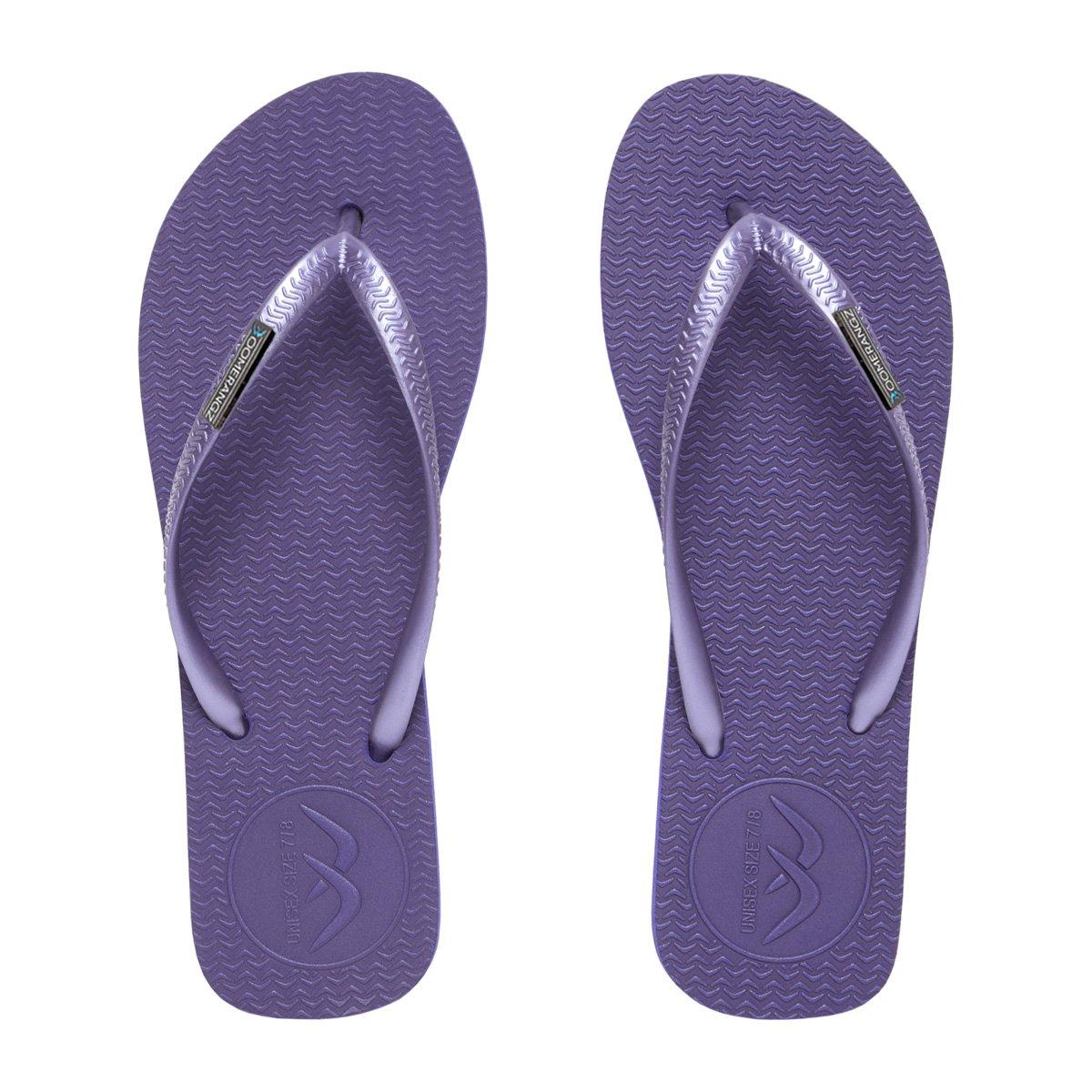 Boomerangz Women's Purple Thongs top