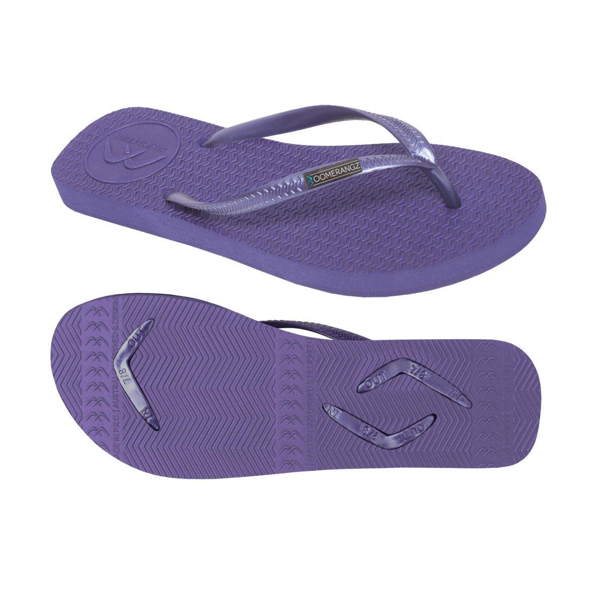 Boomerangz Women's Purple Thongs
