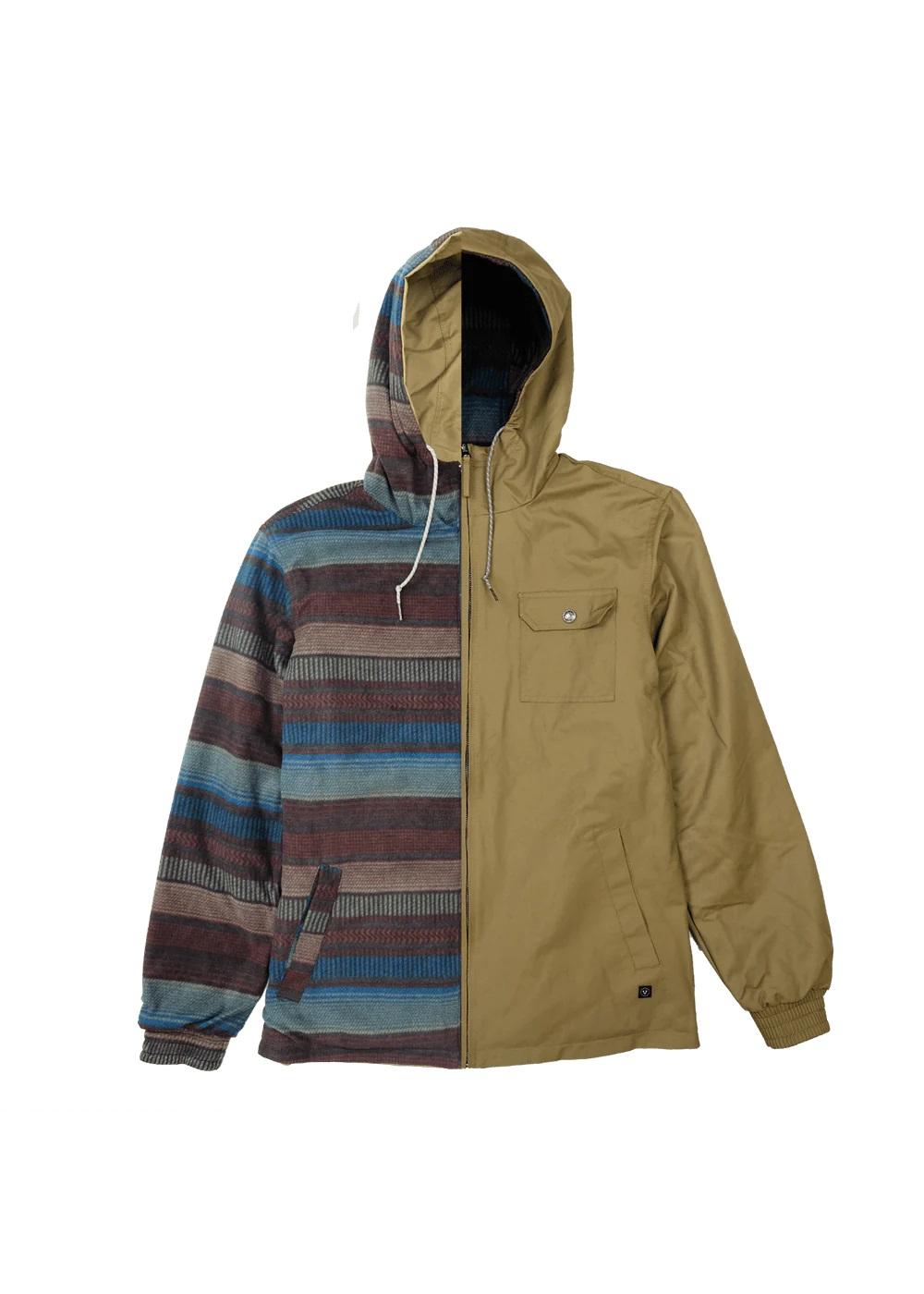 Vissla Breakers III Reversible Jacket - Light Khaki 2