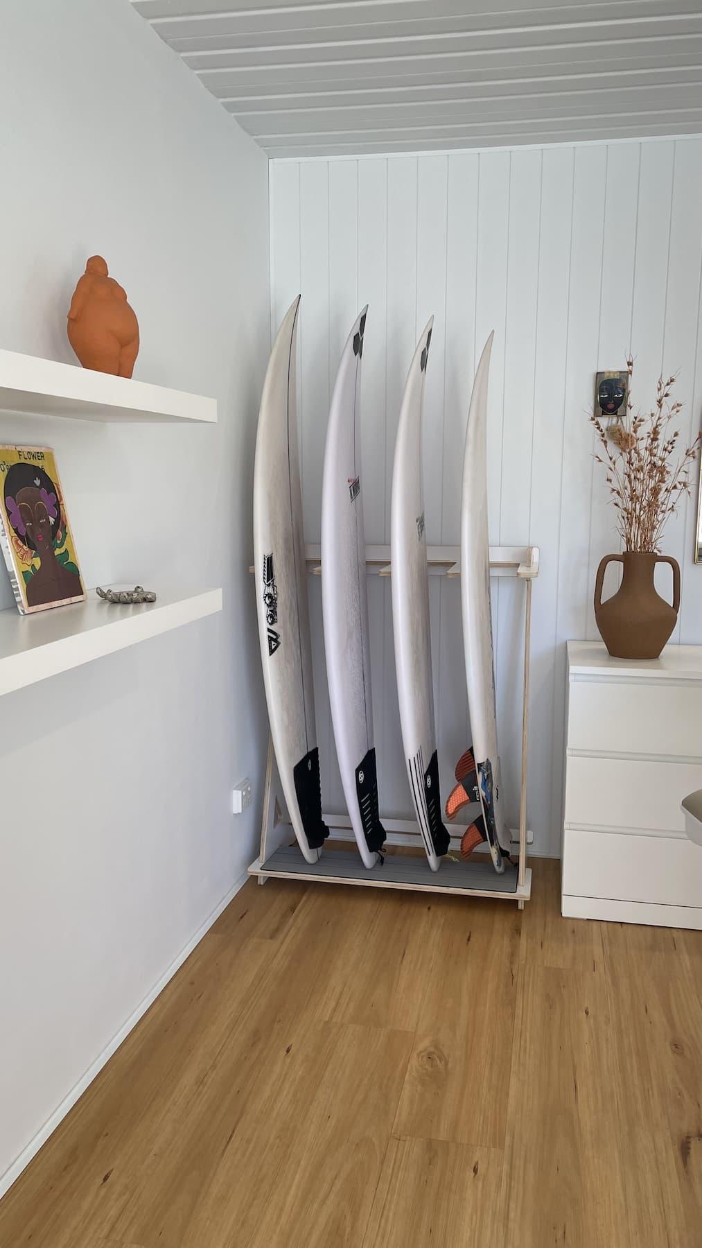Breeze Design Co Breeze Surfboard Rack in house