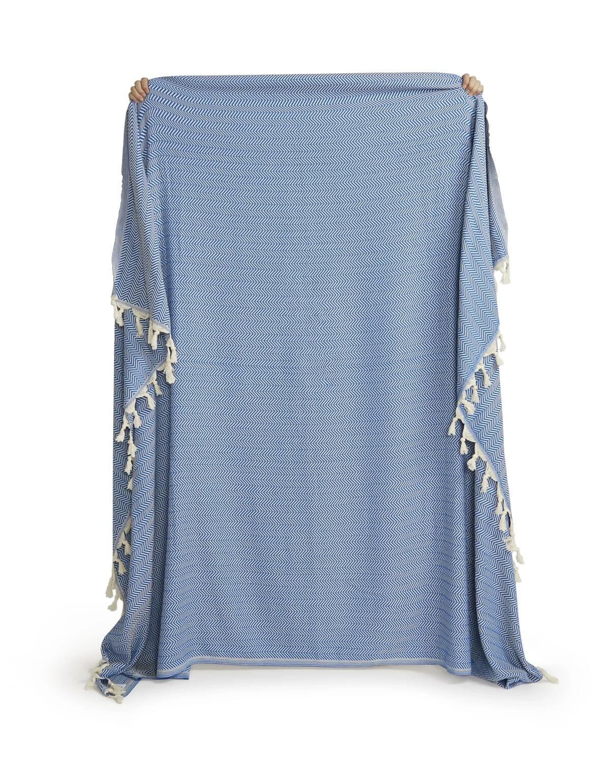 Bronte Oversized Family Beach/Picnic Blanket - Royal Blue
