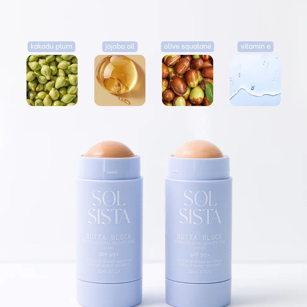 BUTTA BLOCK Mineral Tinted SPF 50+ Sunscreen Balm