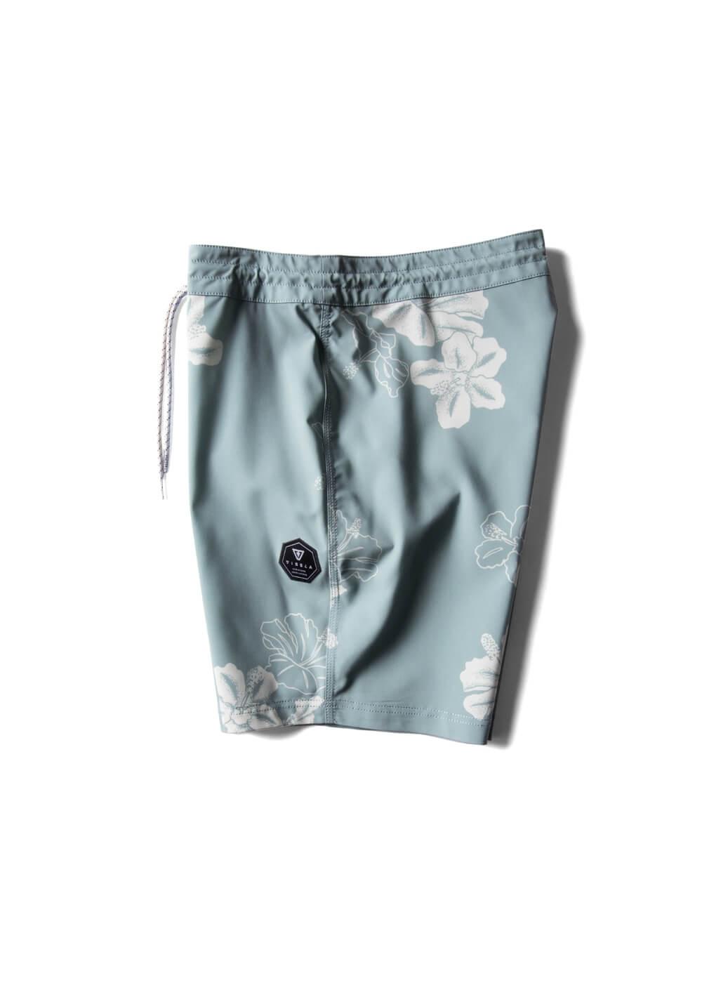 Byebiscus 17.5" Boardshort - Light Sage