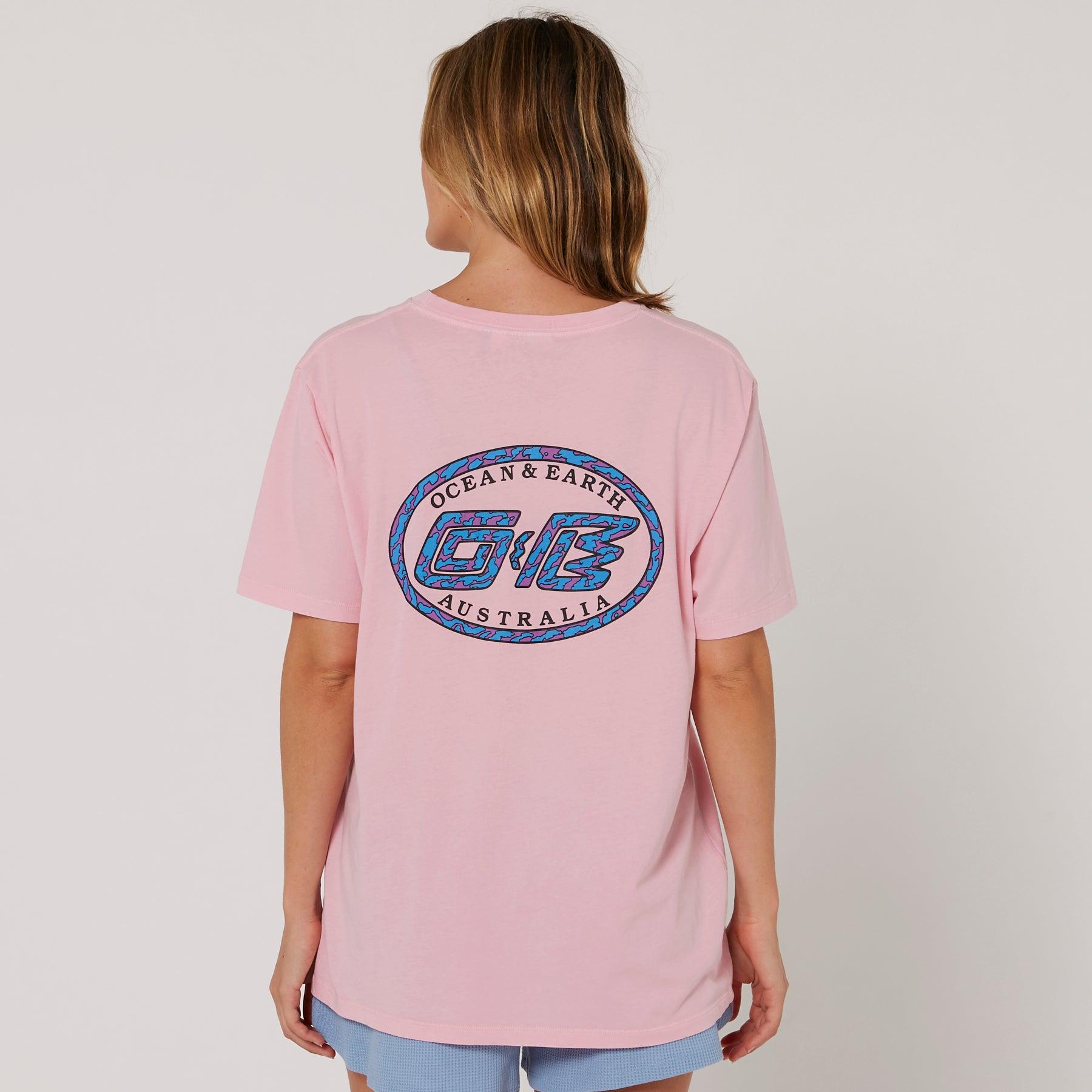 Camo Boyfriend Tee - Pink Sorbet