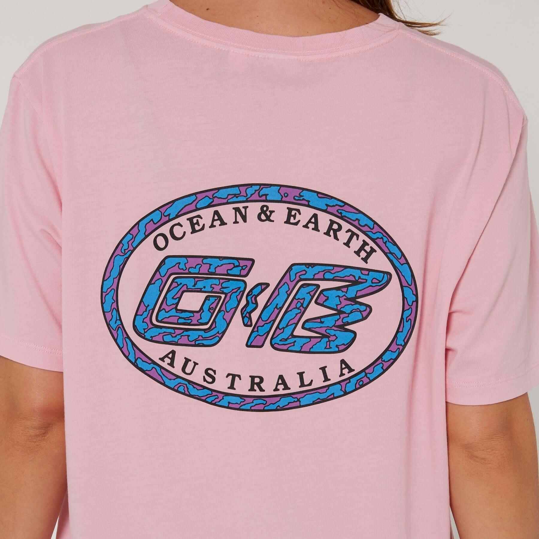 Camo Boyfriend Tee - Pink Sorbet