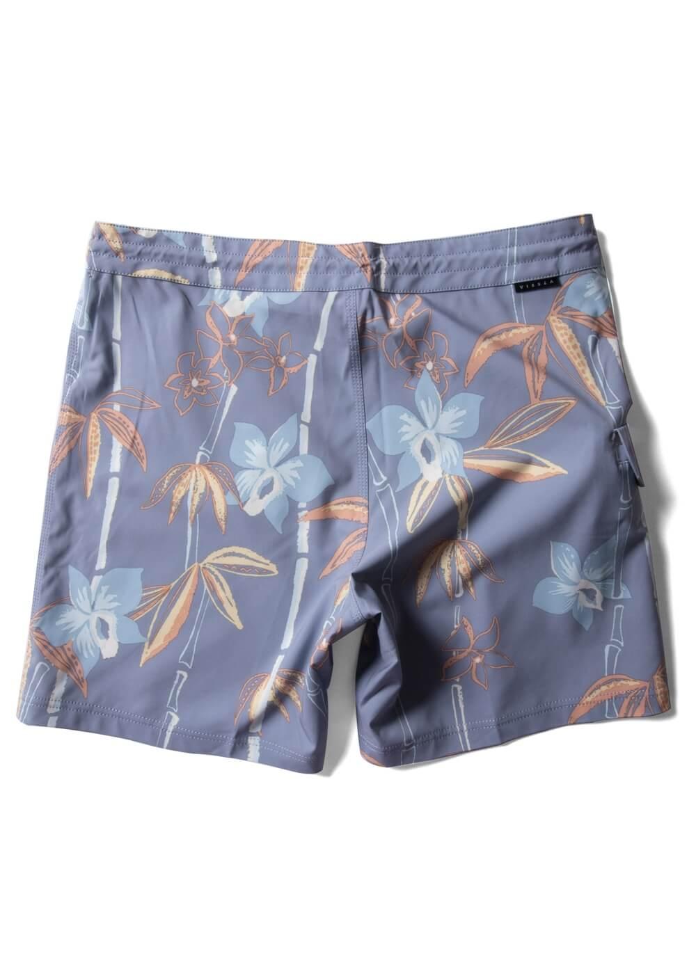 Canopy 16.5 Boardshort - Dark Denim - Back
