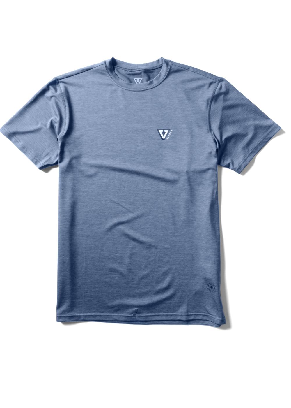 Vissla Twisted Eco Short Sleeve Surf Tee - Black Heather front