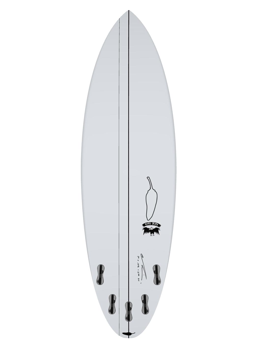 Rare Bird (Chilli) - 6' 6" x 20 1/2" x 2 7/8" x 38.6L - FCS II 3