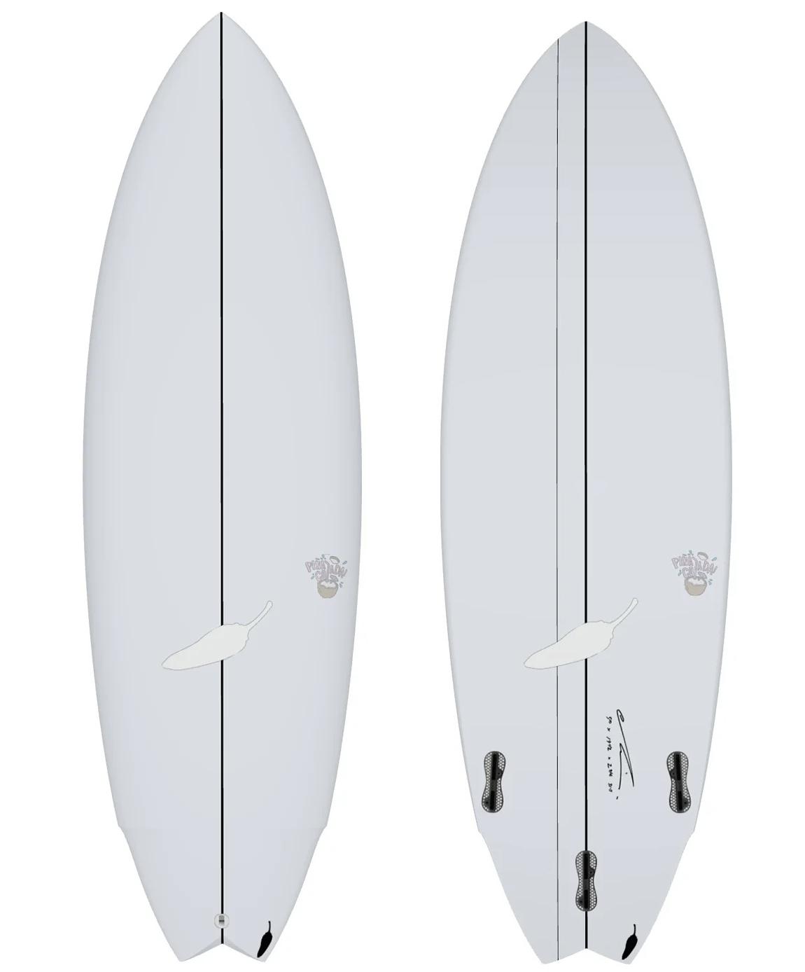 Chilli Surfboards Pina Colada top