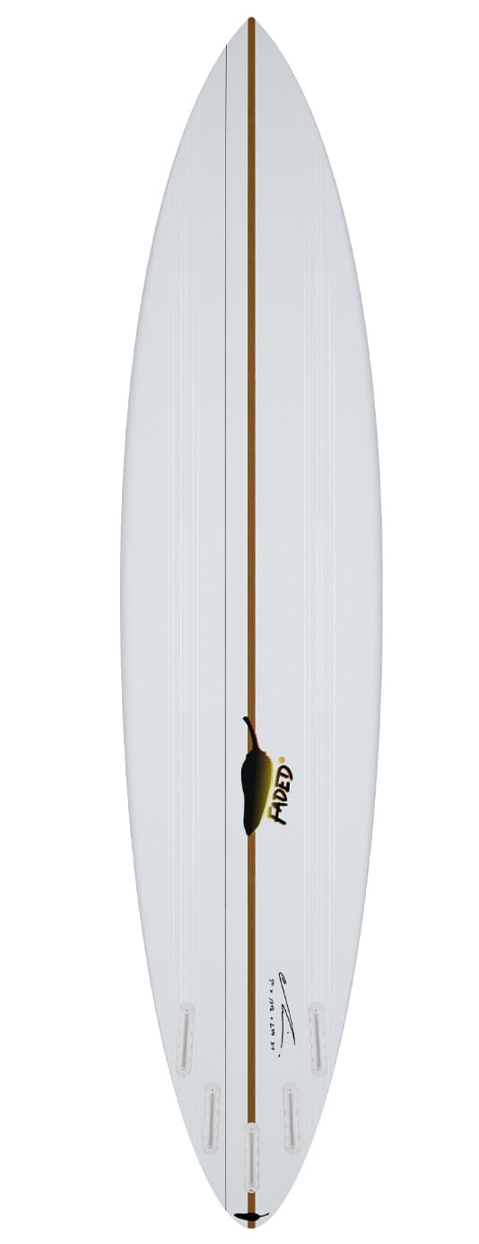 Chilli Surfboards Faded 2.0 Gun bottom