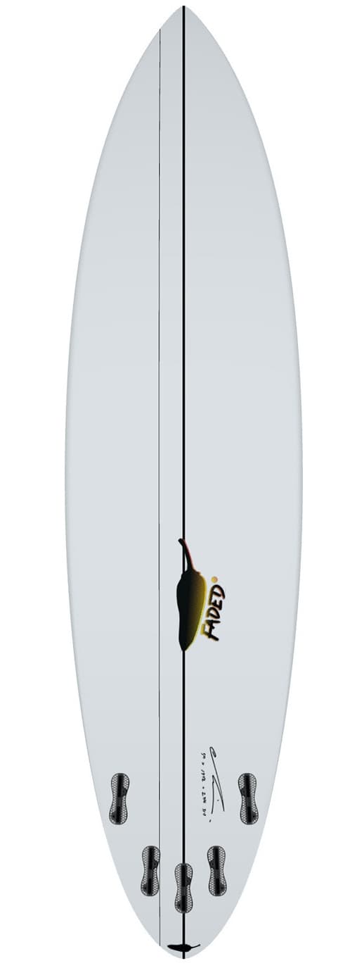 Chilli Surfboards Faded 2.0 Step Up bottom