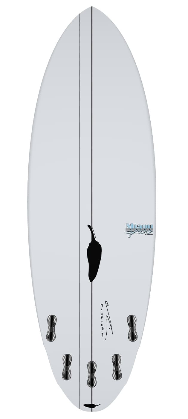 Chilli Surfboards Miami Spice bottom