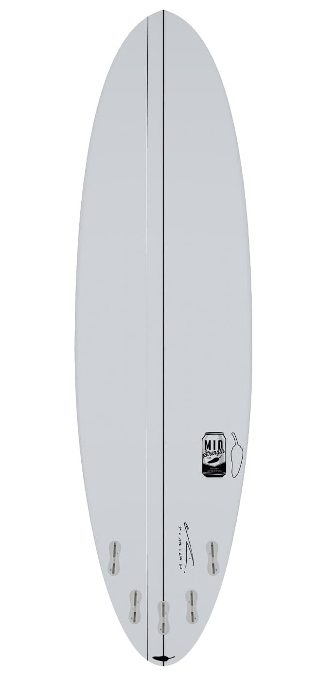 Mid Strength (Chilli) - 7' 0" x 21 3/4" x 2 3/4" x 45.5L - Futures 3