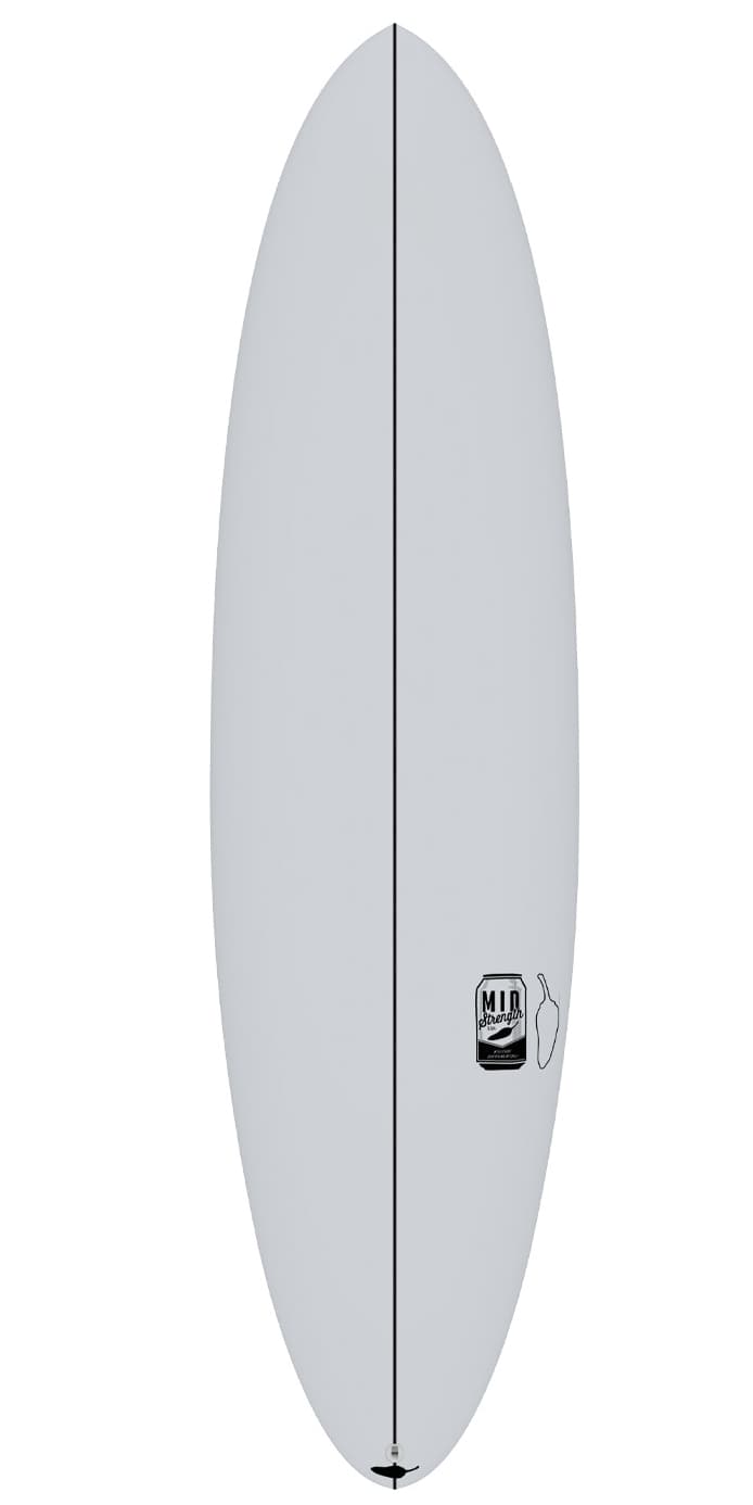 Mid Strength (Chilli) - 6' 10" x 21 1/2" x 2 3/4" x 44L - FCS II 2