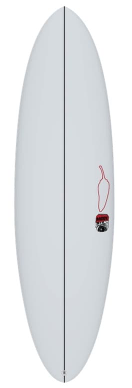 Middy (Chilli) - 6' 2" x 20 3/4" x 2 1/2" x 35L - Futures 2