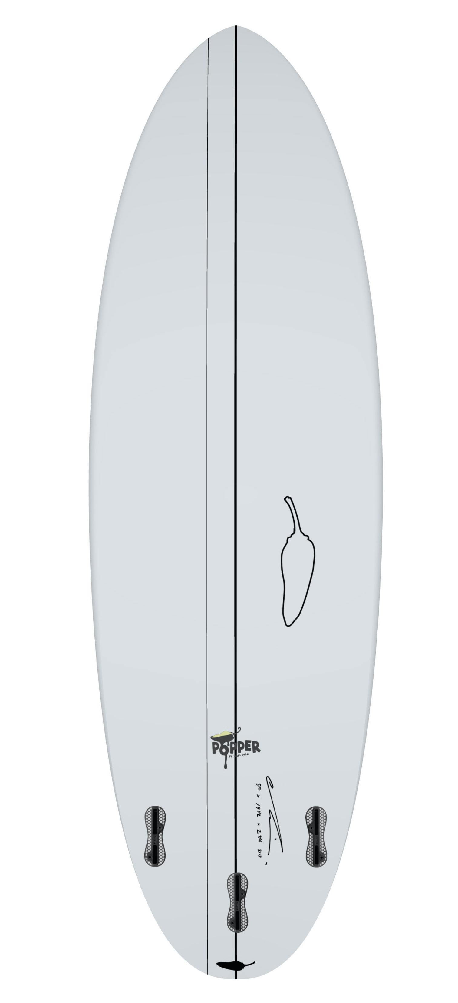 Chilli Surfboards Popper bottom