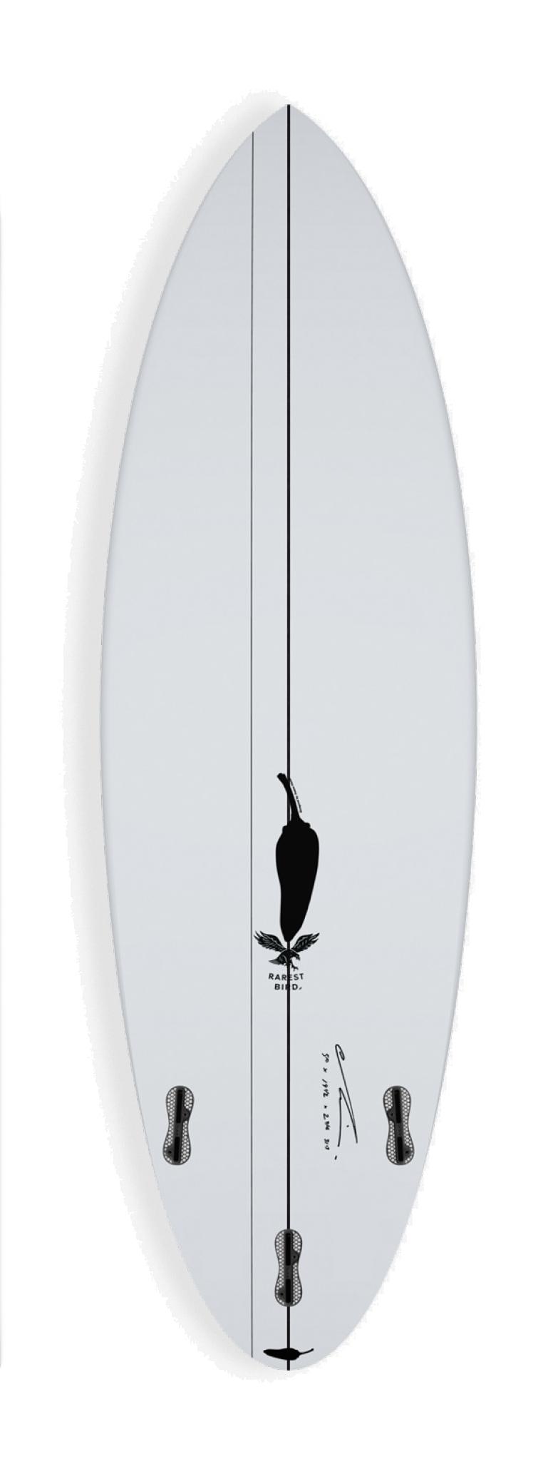 Chilli Surfboards Rarest Bird bottom