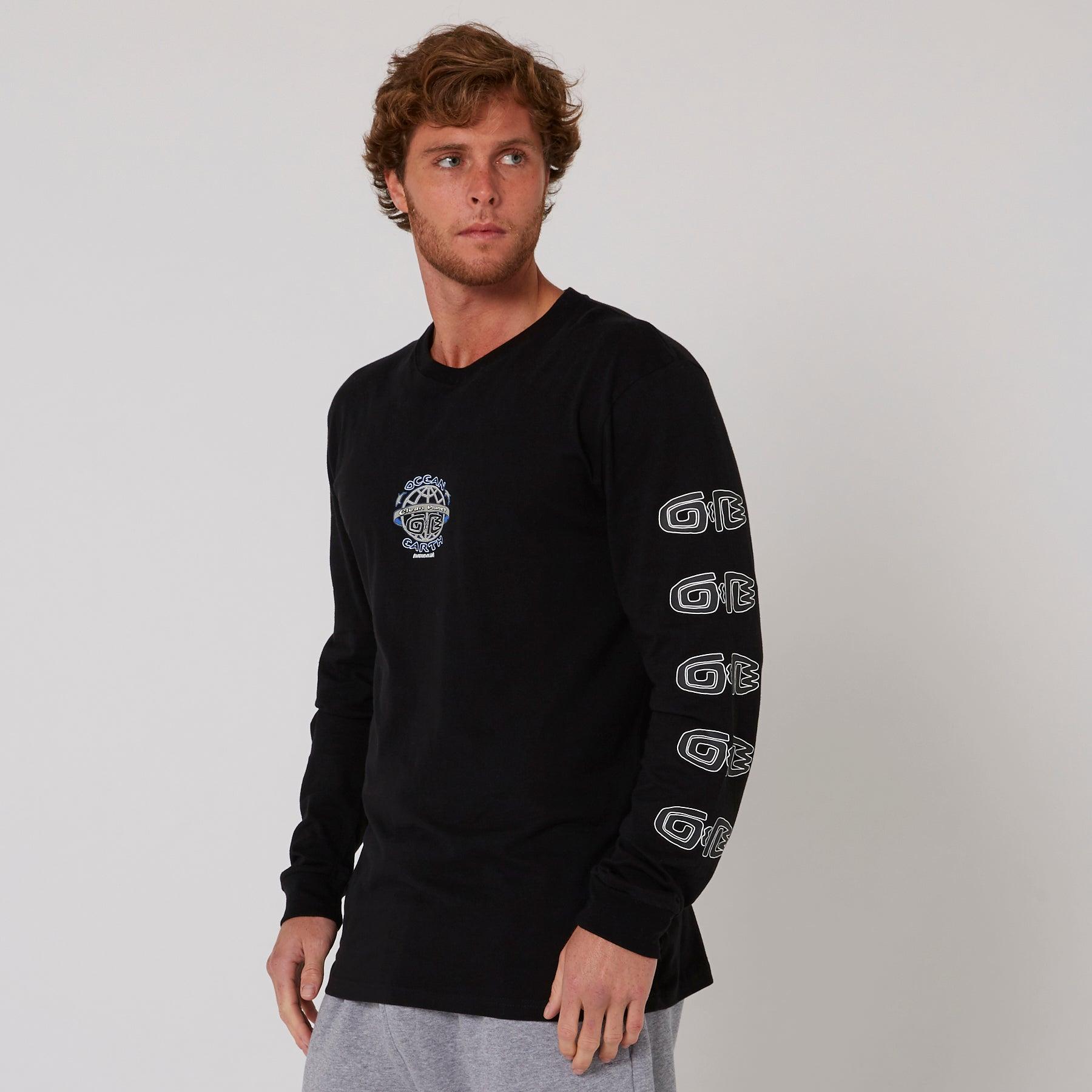 Clean Planet L/S Tee - Black