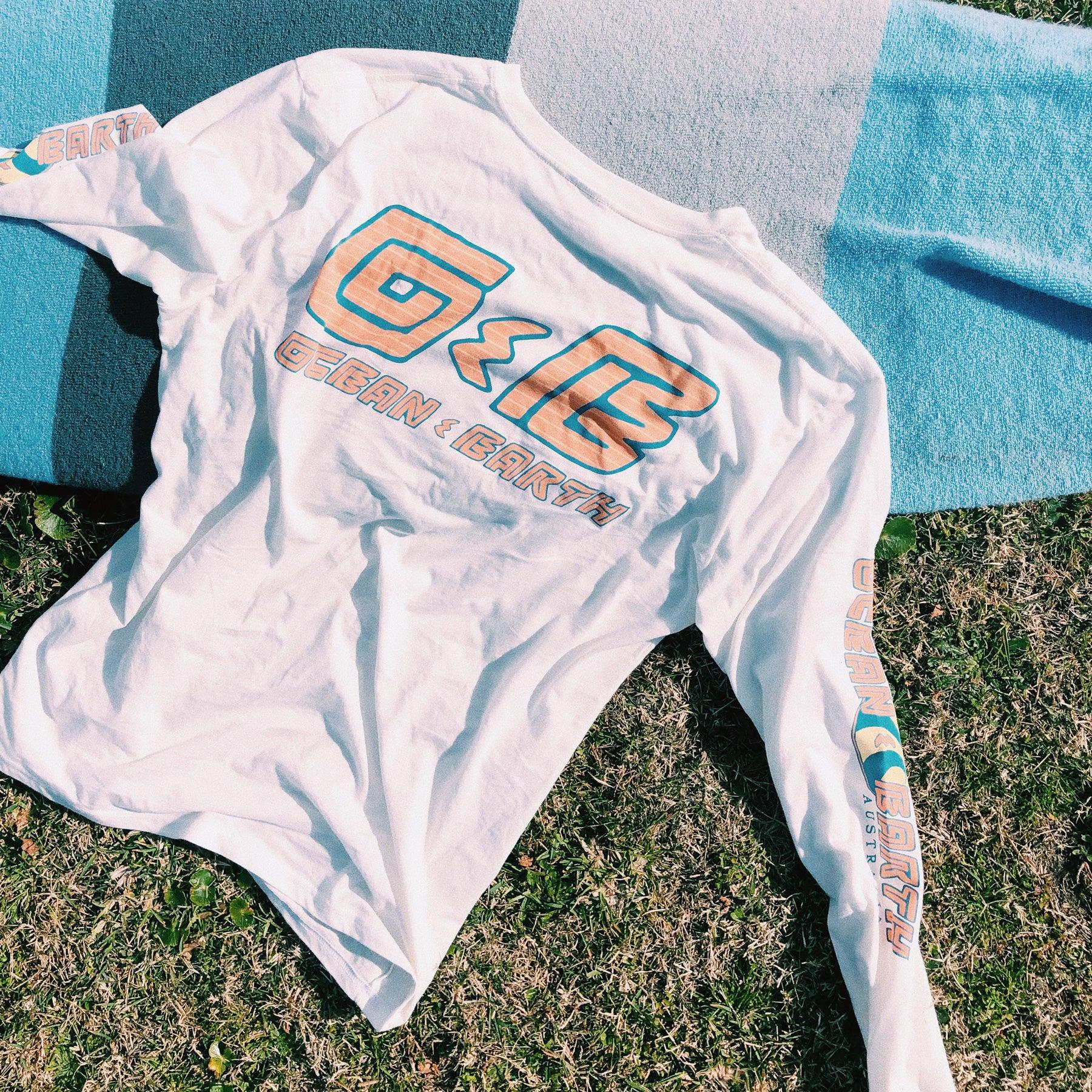 Men's 90's Wave LS Tee - Off White