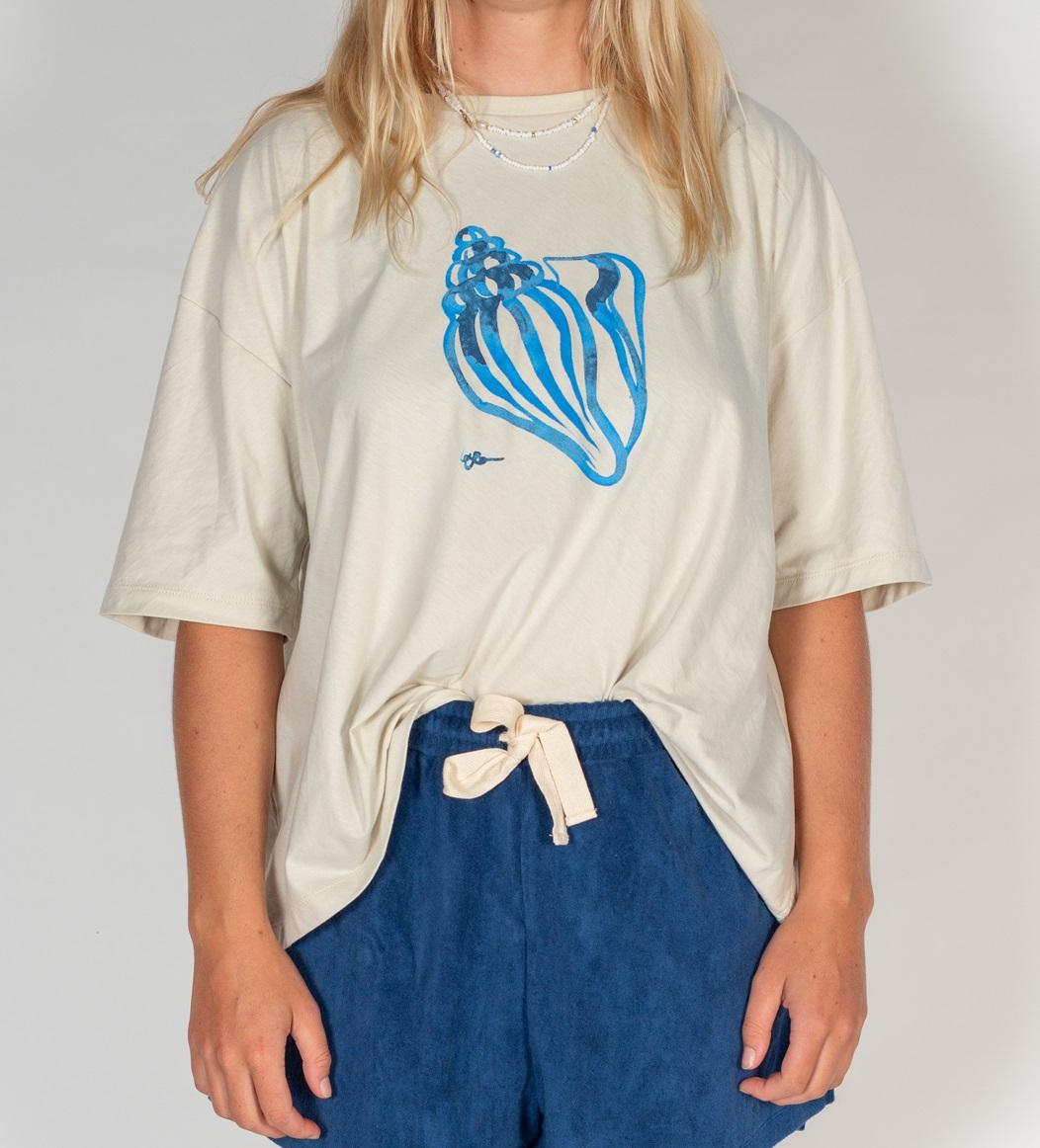 Conch Shell Tee - White 1