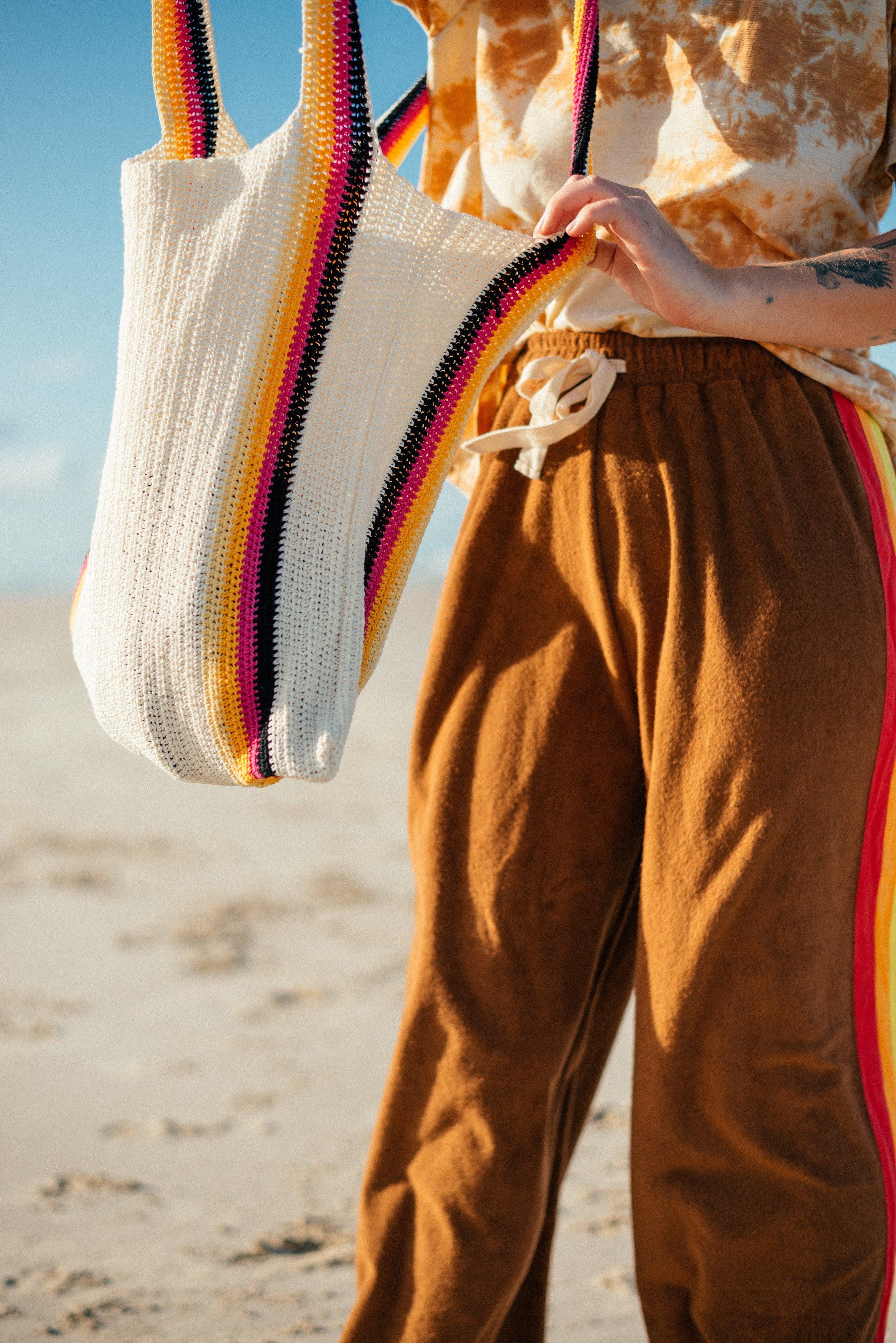 Crochet Bag on Beach