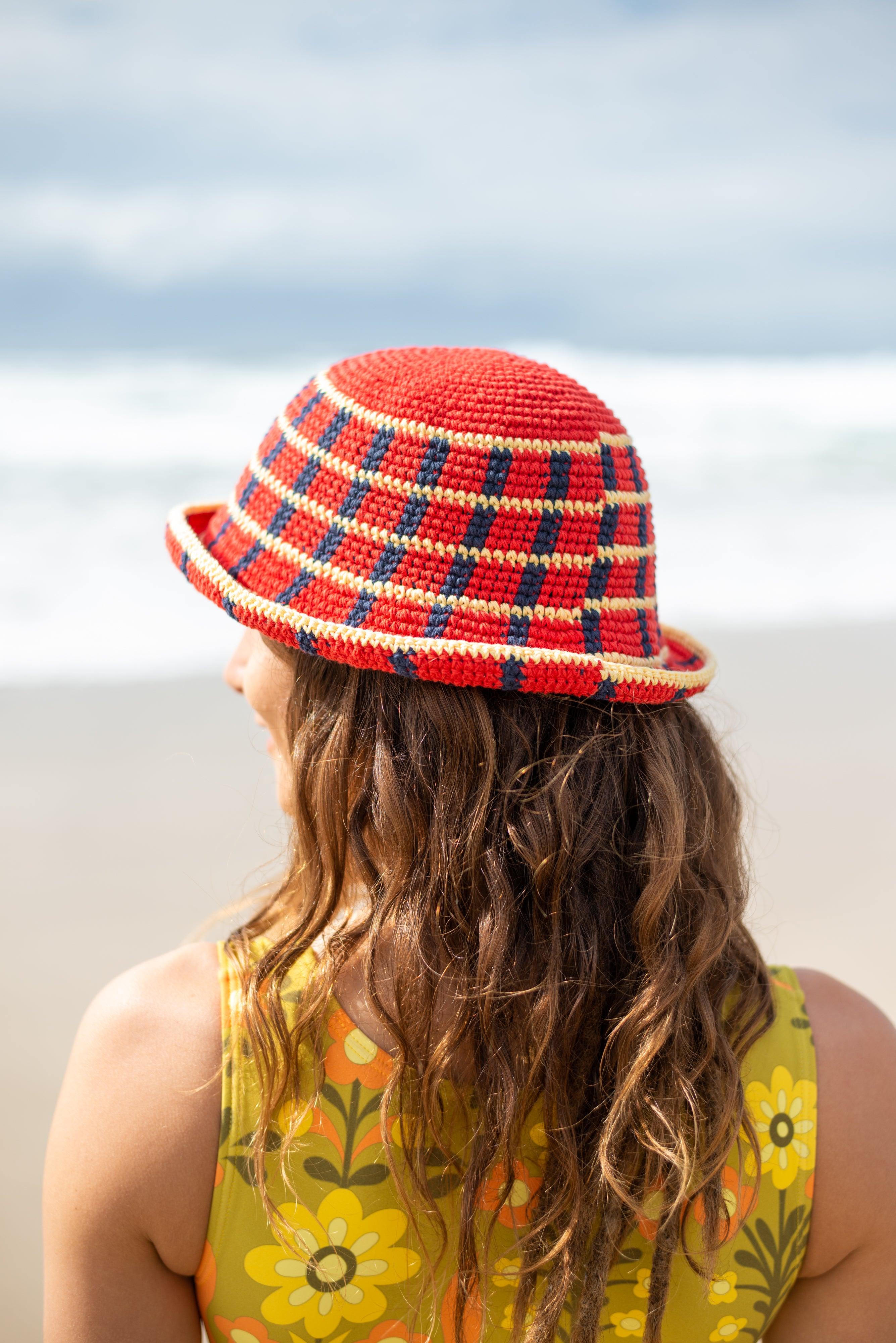 Back view of Crochet Hat