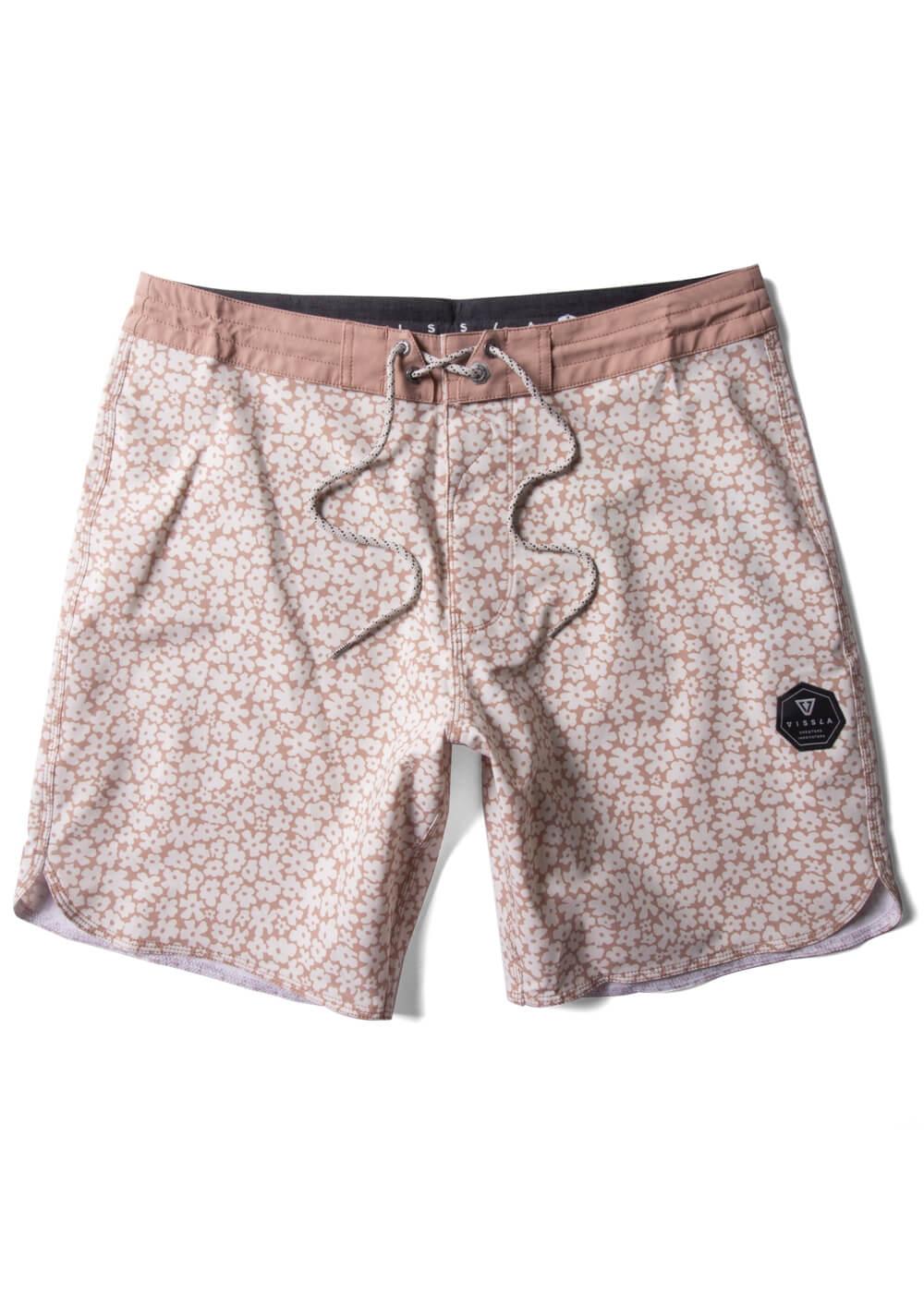 Cut Up 17.5" Boardshort - Clay
