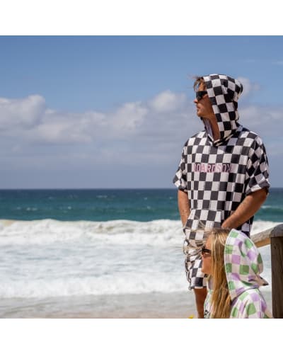 Checks Hooded Towel