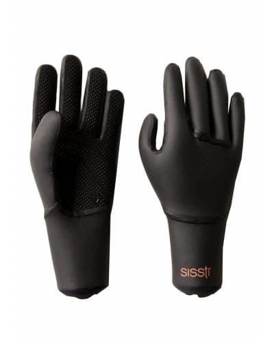 Women's 3mm Sisstr Surf Glove - Solid Black