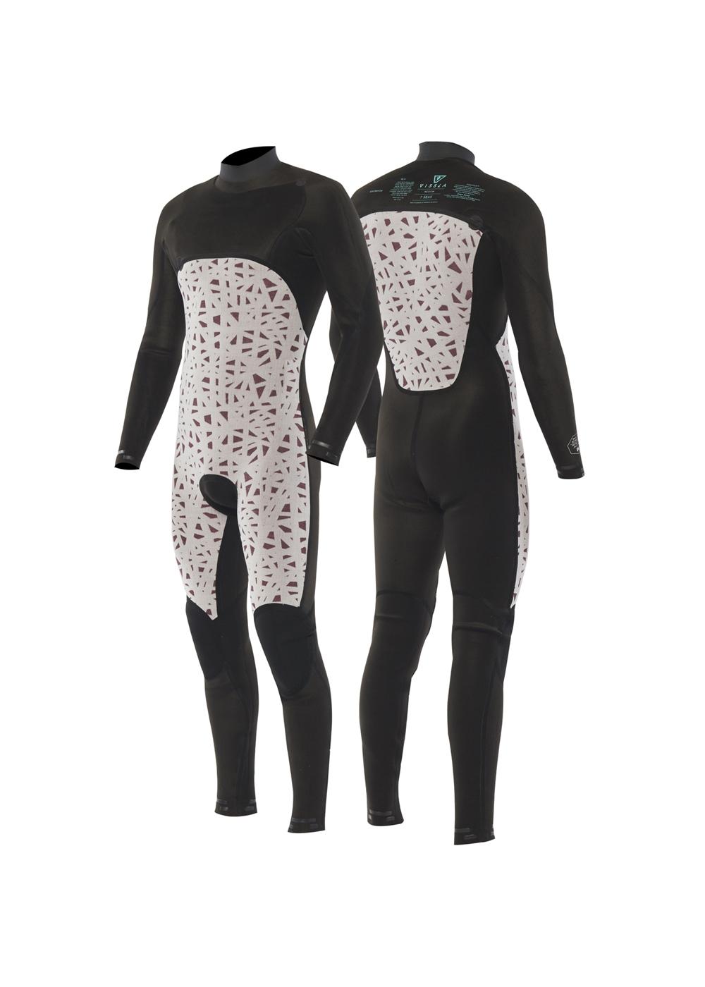 Vissla 7 Seas Raditude 3-2 Full Chest Zip - Dark Navy