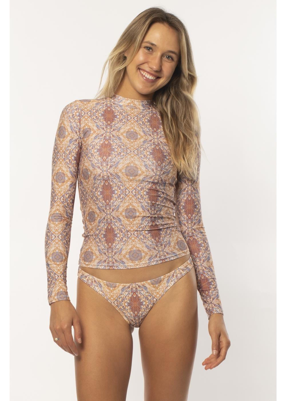 Indie Off Shore Full Rashguard - Tangerine