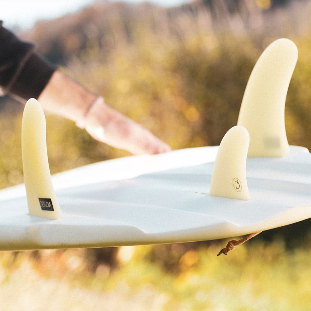 Bravosurf | DEFLOW TWIN FINS TWIN + 1  | Yellow