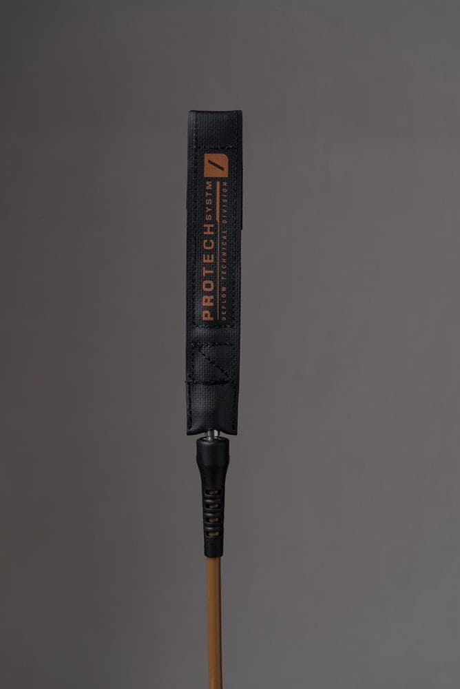 Bravosurf | DEFLOW PRO TECH LEASH 6FT 6MM | Black