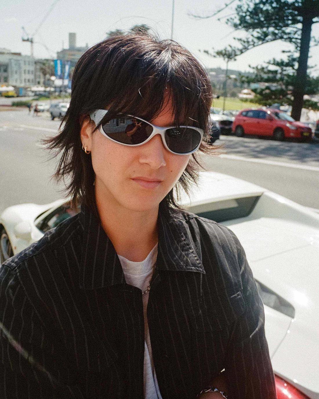 Demon Speed Sunglasses - Polished Black/Rust Polarised