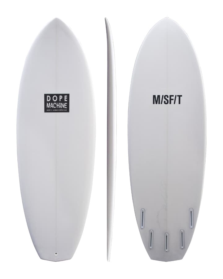 Dope Machine (Misfit Shapes) - 5' 8" x 20 5/8" x 2 5/8" x 35.9L - Futures