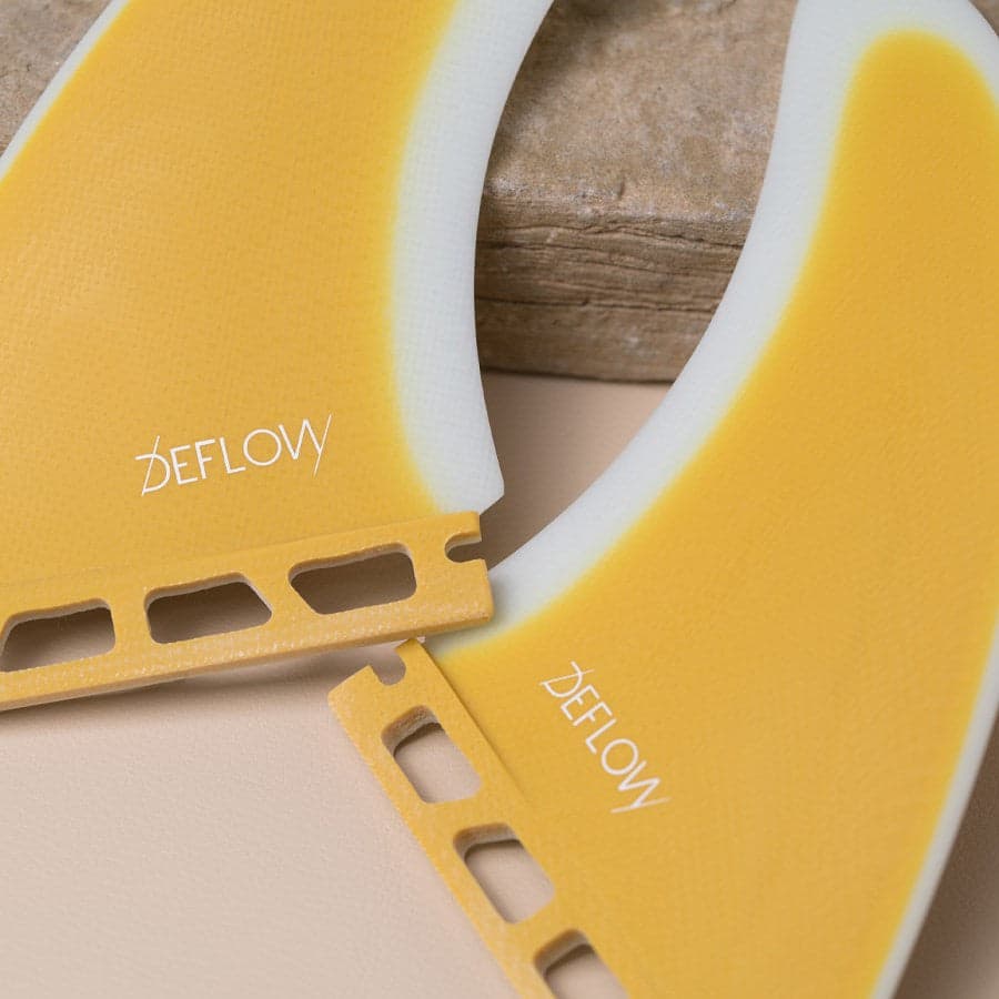 Bravosurf | DEFLOW TWIN FINS DUETTE - FUTURES | Mustard