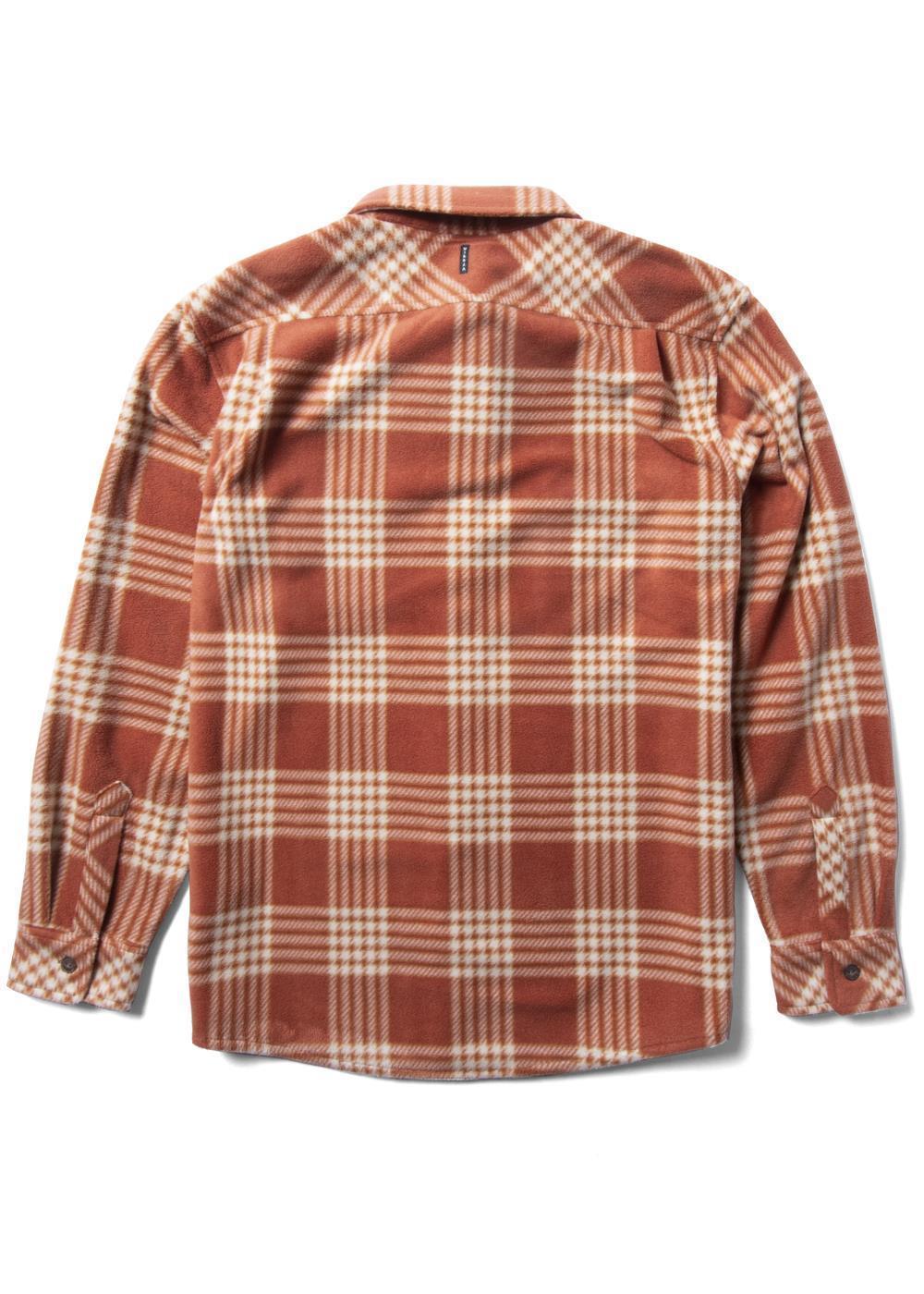 Eco-zy Ls Polar Flannel - Barn Red