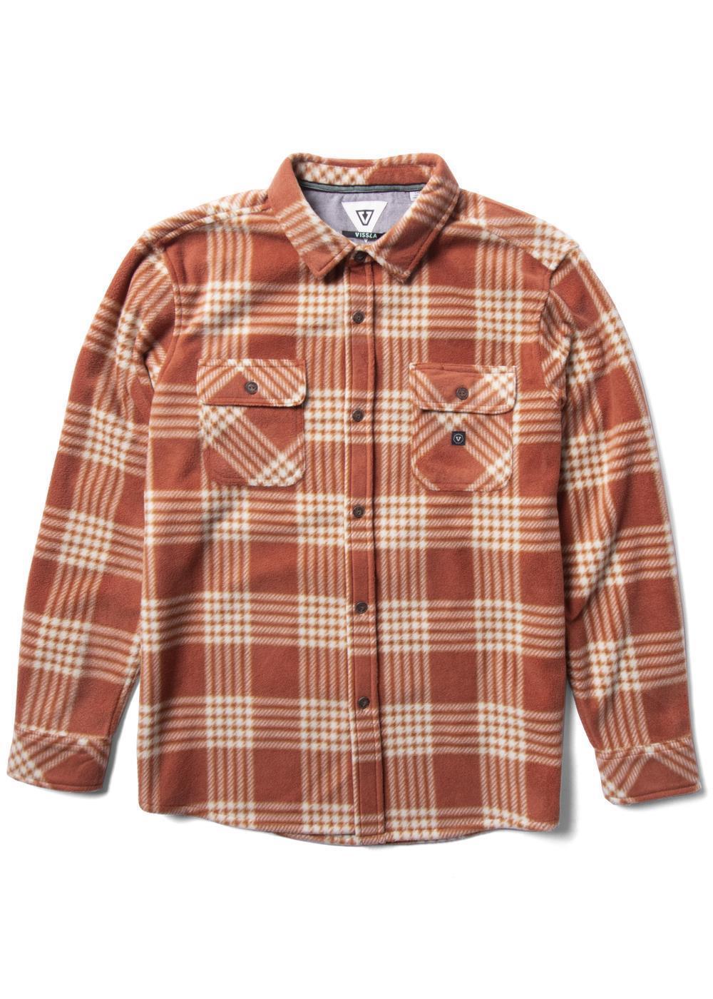Eco-zy Ls Polar Flannel - Barn Red