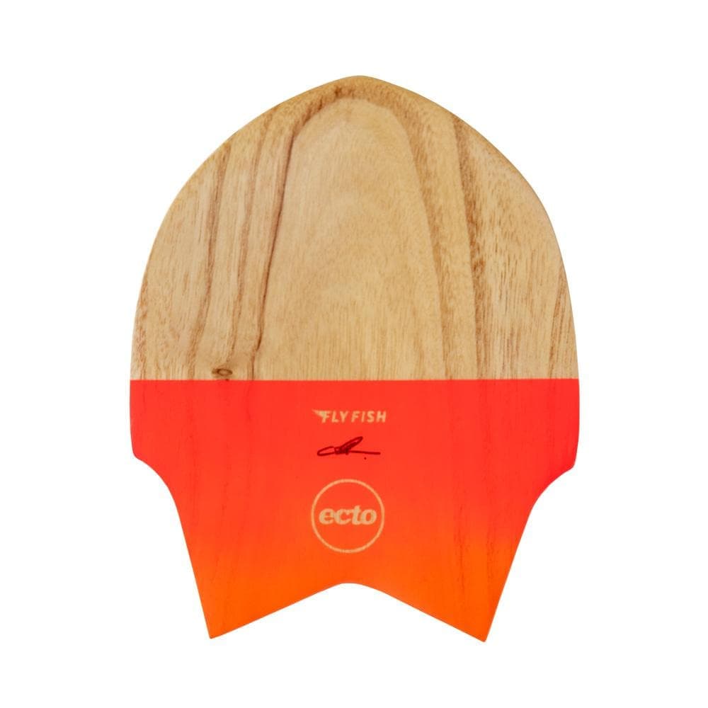 Ecto Fly Fish 9" Handplane - red - bottom