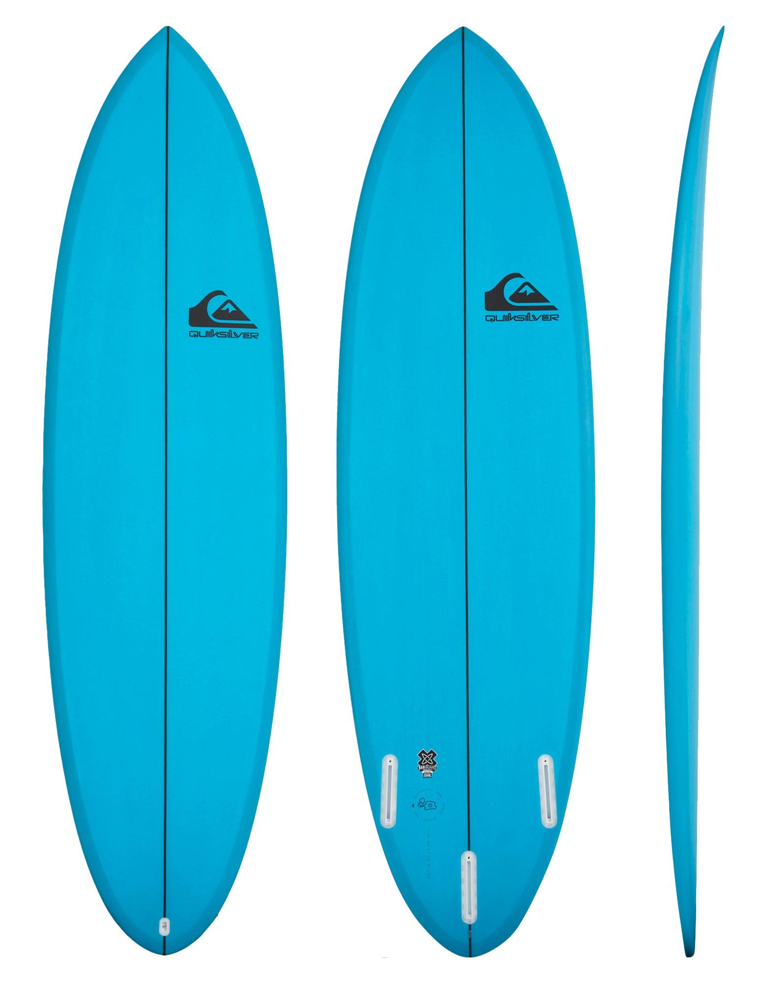 Quiksilver Discus Round Tail / Egg Surfboard - Blue Tint (Quiksilver) - 6' 4" x 20 3/4" x 2 7/8" x 1