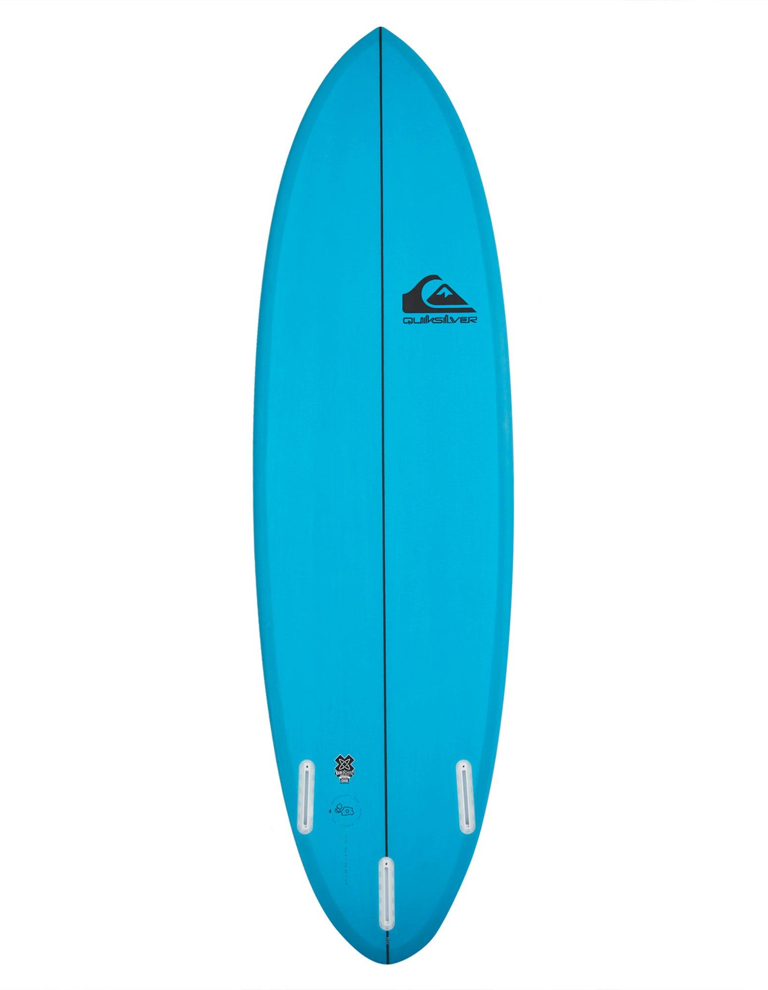 Quiksilver Discus Round Tail / Egg Surfboard - Blue Tint (Quiksilver) - 6' 4" x 20 3/4" x 2 7/8" x 3