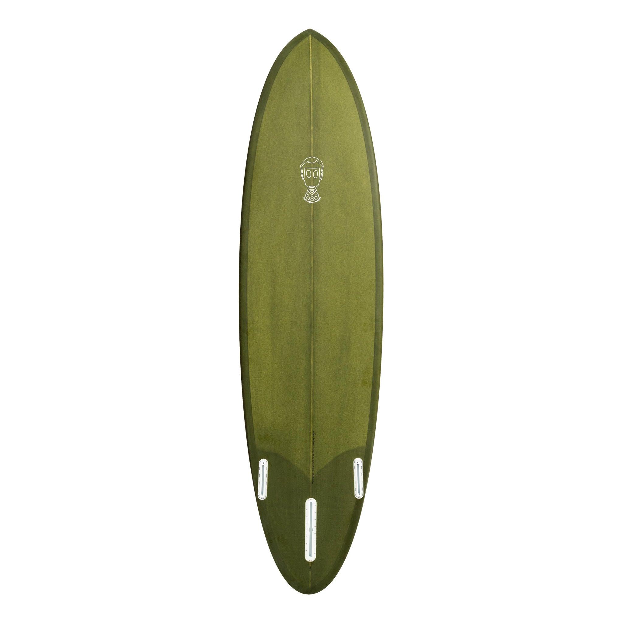 Mark Phipps Surfboard One Bad Egg Tint - Khaki - 6'10"