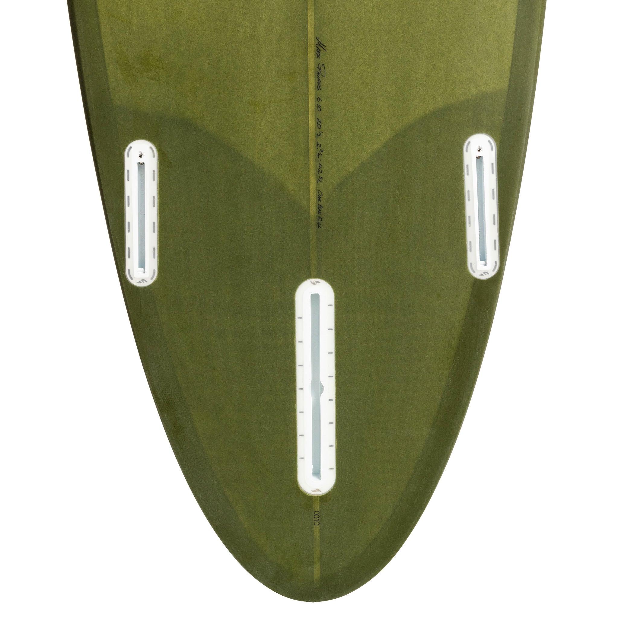 Mark Phipps Surfboard One Bad Egg Tint - Khaki - 6'10"