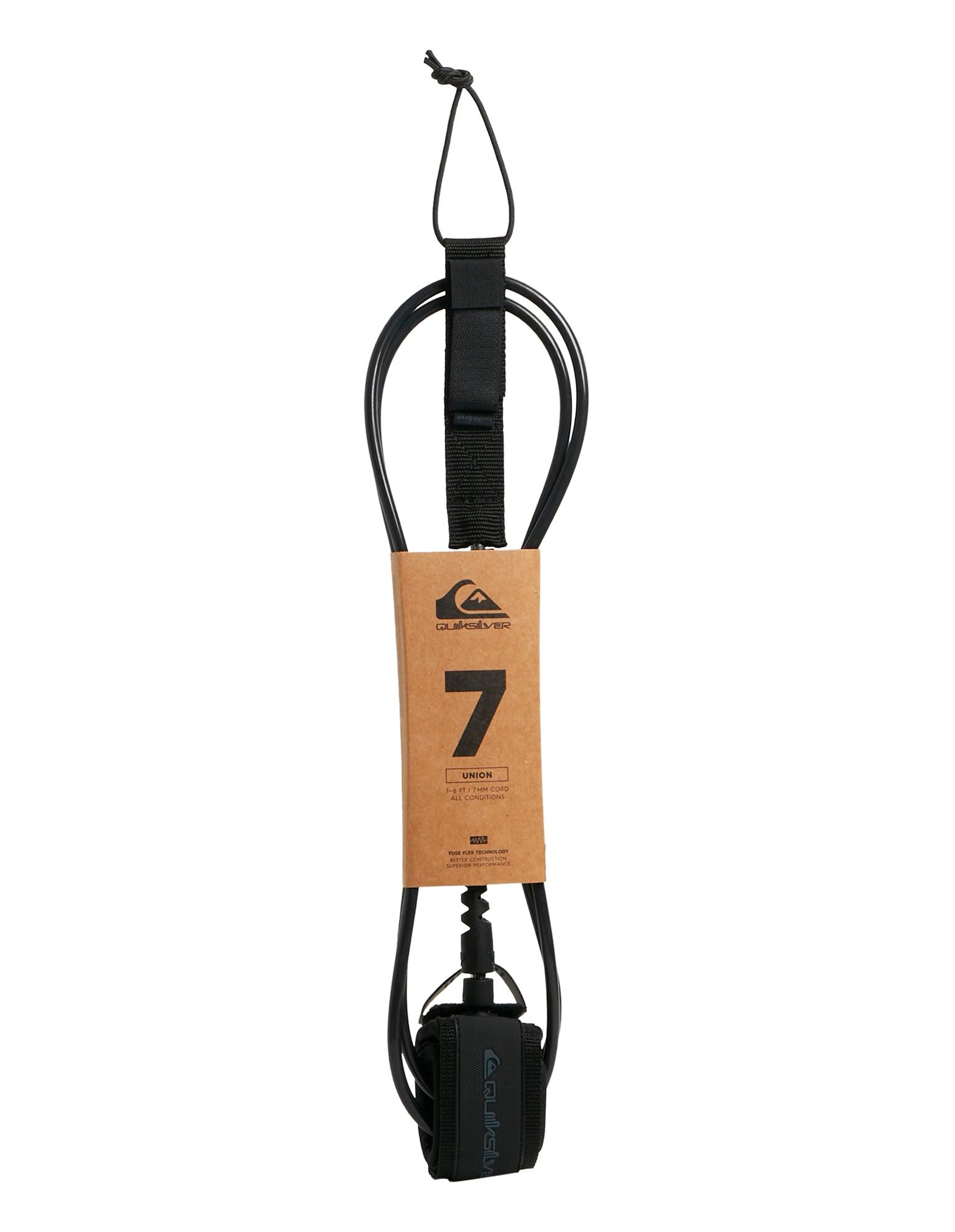 Quiksilver Union 7ft Leash - Black