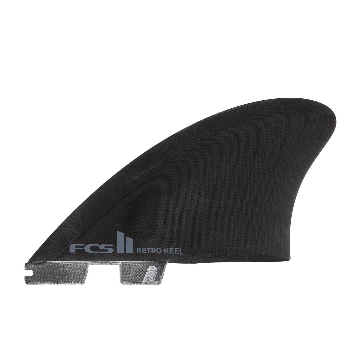 FCS II RETRO KEEL PG TWIN FINS black