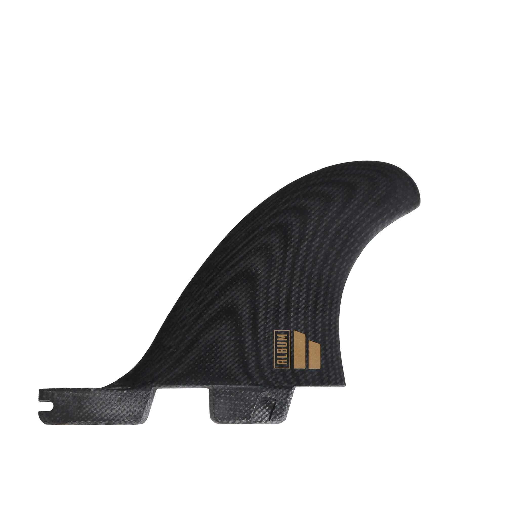 FCS II Album Twin + 1 PG Fins - Black/Gold - M-L