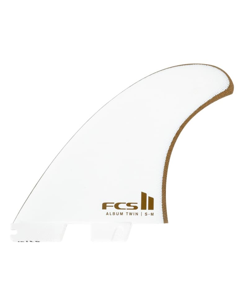 FCS II Album Twin+1 PG Fins - White Gold