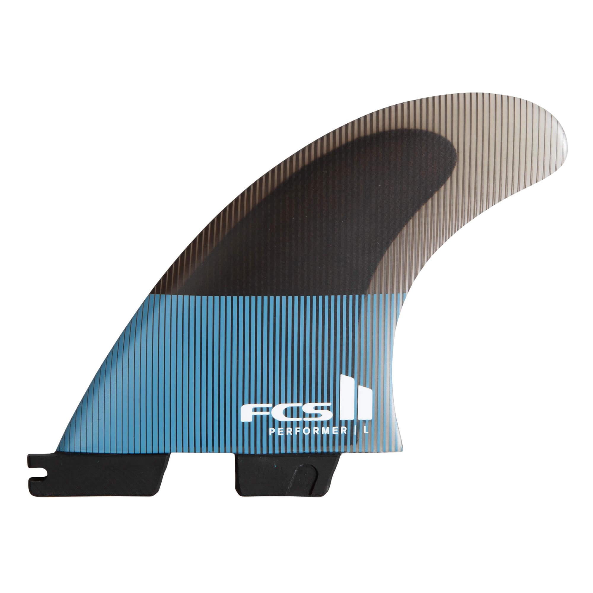 FCS II Performer PC Tri Fins - Tranquil Blue - XL