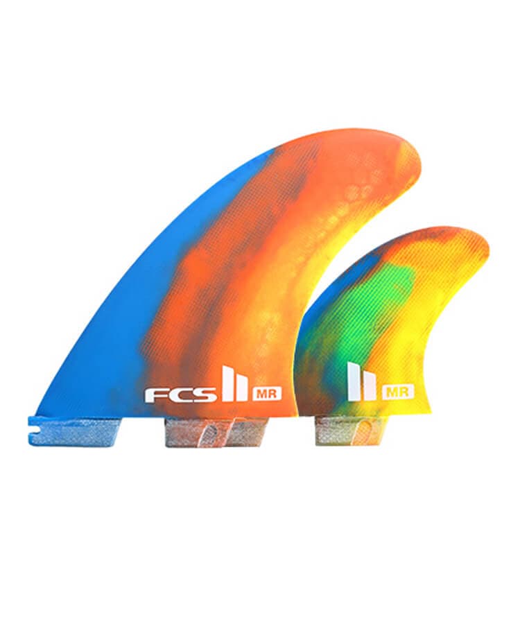 FCS II Mark Richards PC Twin + Stabiliser Fins - Swirl
