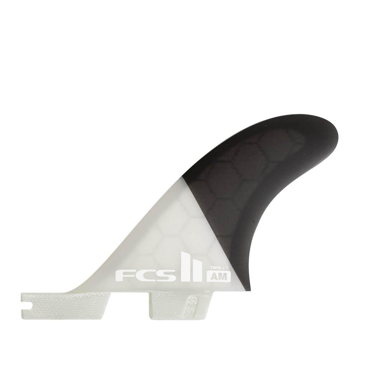 FCS II AM Twin+1 PC Grey/Charcoal Twin + Stabiliser Fins 1